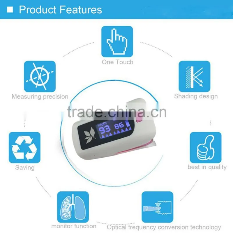 Fingertip oximetro Pulse LCD Display