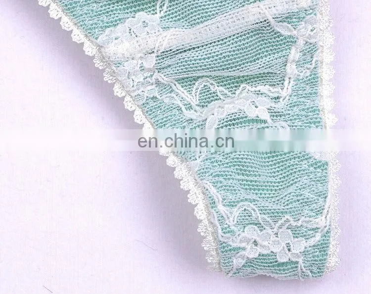 2015 hot sale sexy lace thong T back G string panty manufacturer