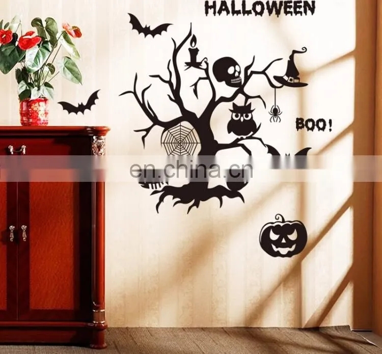 Halloween Tree Window/Wall Sticker Halloween Decoration Home Decoration