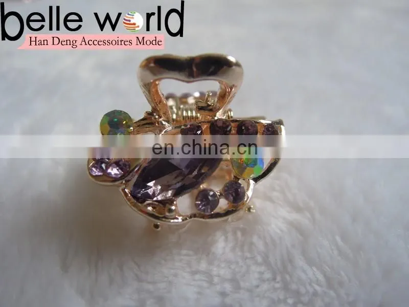 High Quality Jewel Mini Rhinestone Hair Claw Clip