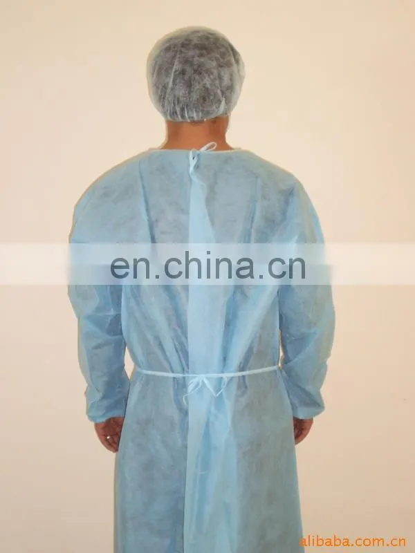 Disposable Nonwoven Sterile Medical Surgical Gown For Hospital