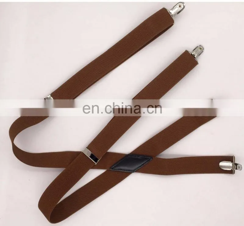 New fashion Yiwu Longkang brand 3.5cm X design suspenders