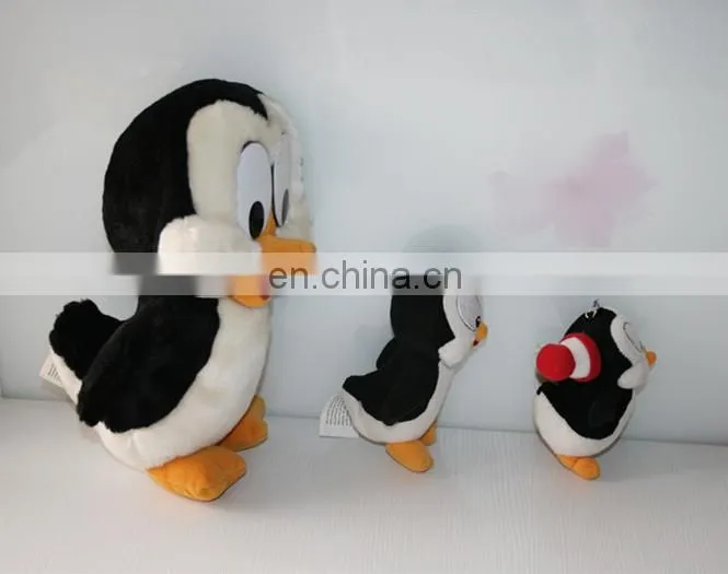 Custom personalized cute penguin plush toy for gifts