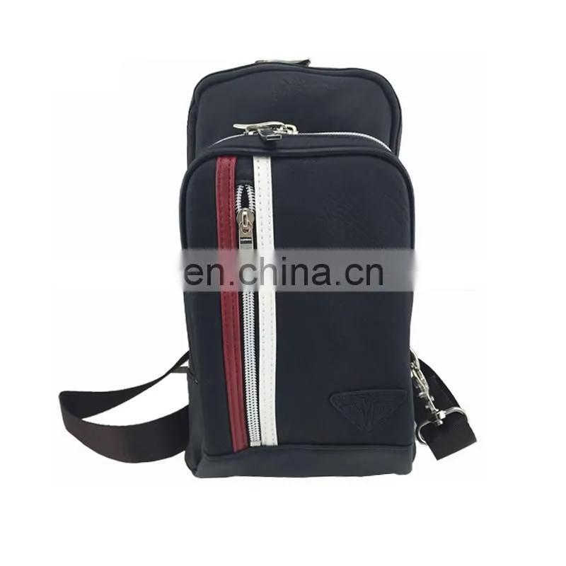 China wholesale custom fashionable mens chest bag