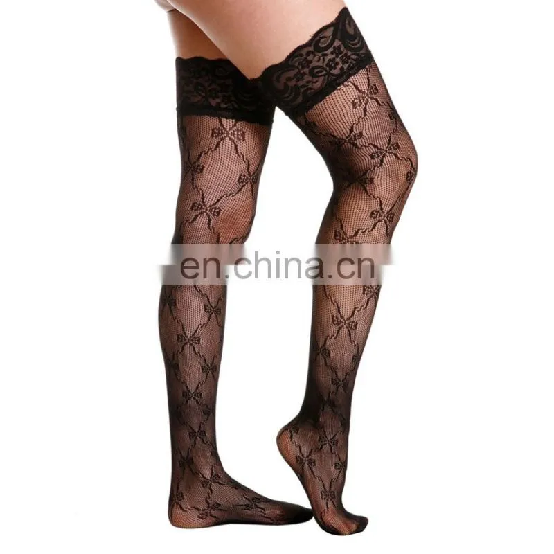 Girls Leggings knit nylon stockings tube black women sexy stocking legs
