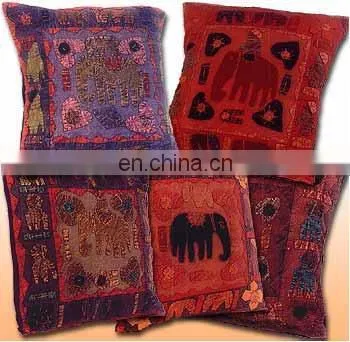 Sequins Patches Cushion Cover