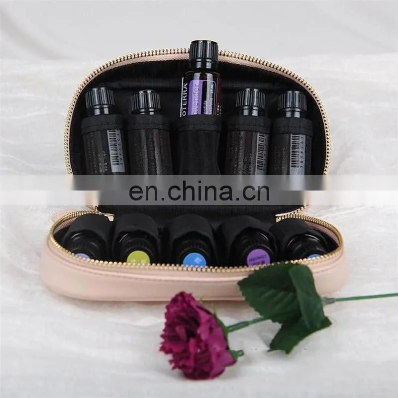 waterproof pu leather essential oil bag in customized for promotion gift
