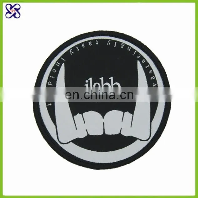 Car pattern embroidery woven label patch for decoration