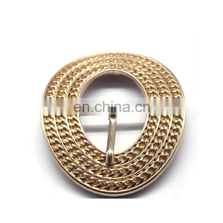 Hot Sale Volume Produce 2 Prong Women Tri-Glide Adjustable Double Needle Belt Buckle