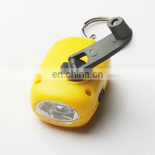 mini manual led dynamo torch CD-LDM011