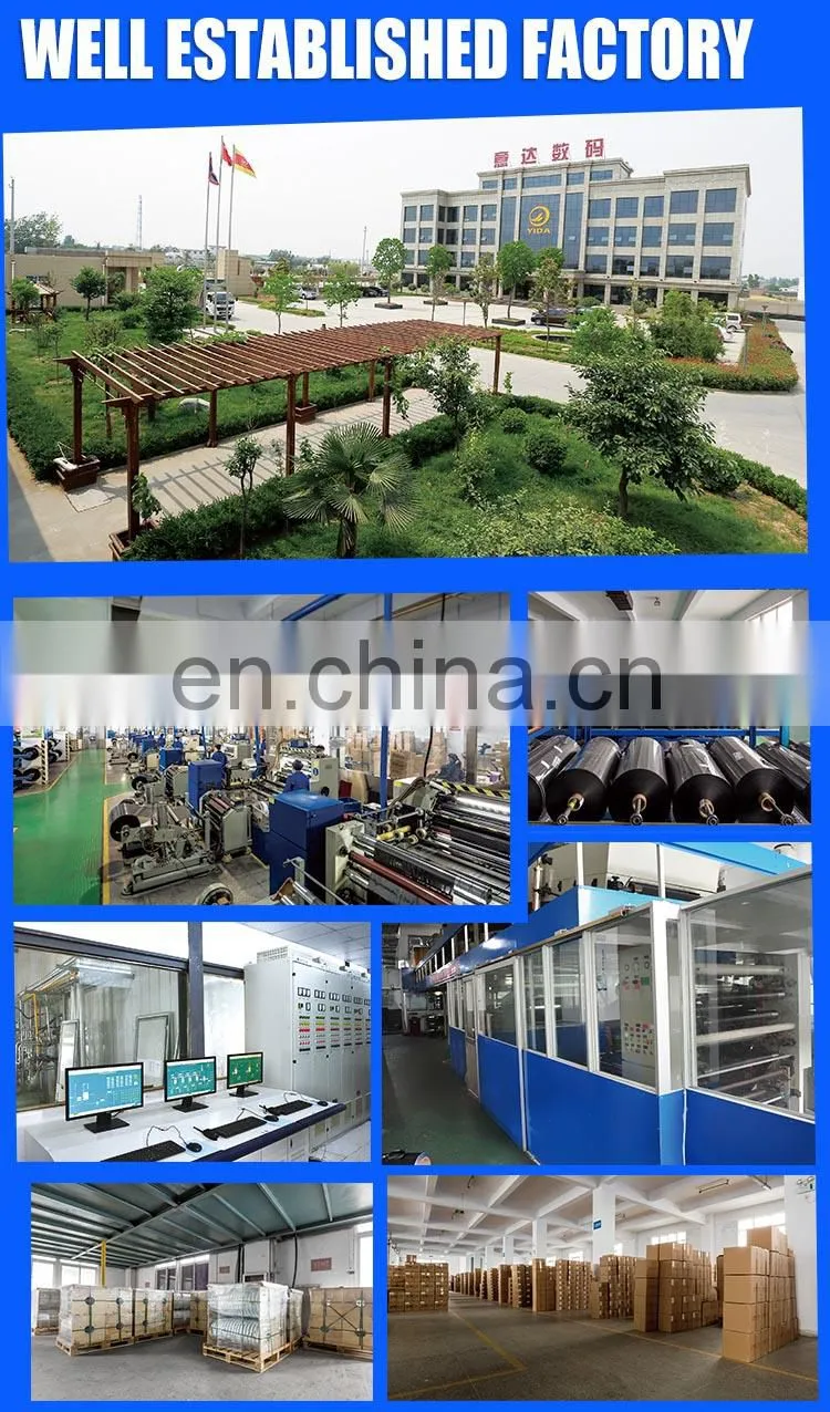 China Xinxiang fineray 100*300 Zebra barcode label printer used thermal transfer wax ribbon