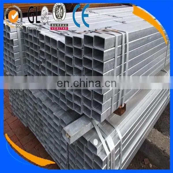 s235jr galvanized rectangular steel tube