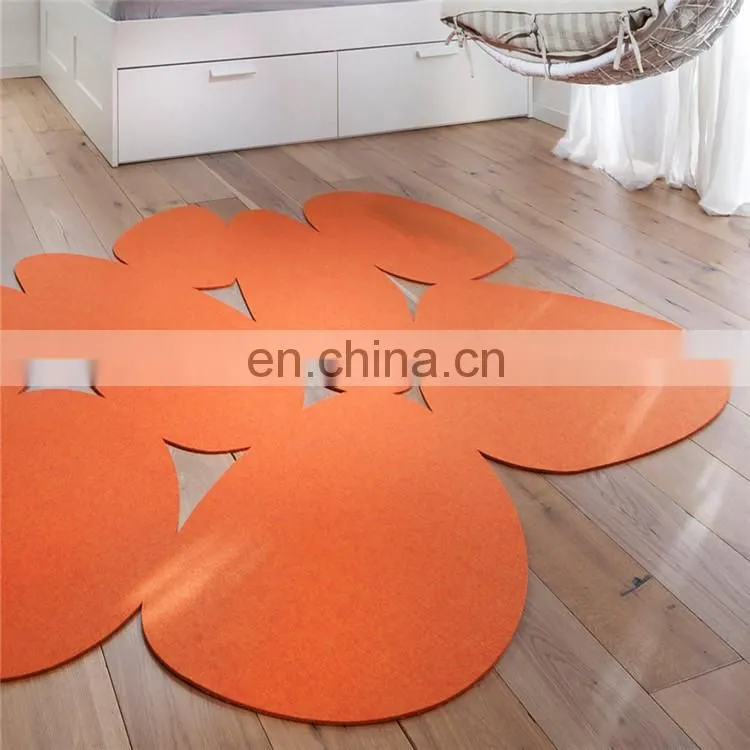 Eco Friendly Boho Cut out Modern Design Contemporary Bedroom Rug
