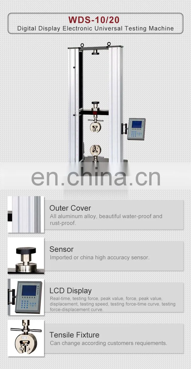 2021 HOT pipe hoop testing extensometer fabric tensile strength test with CE certificate