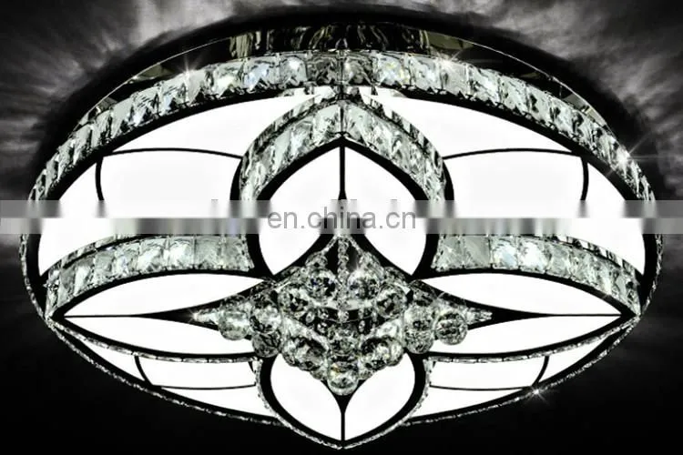 Modern Simple led lights living room lights bedroom round crystal lamp sun flower ceiling lamp