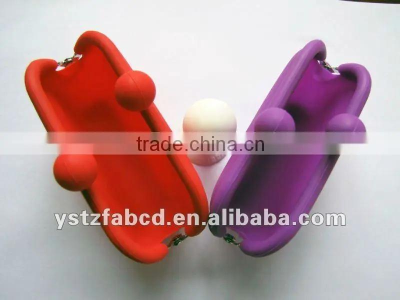 Fashionable silicone coin bag or korean fashion bags for cosmetic
