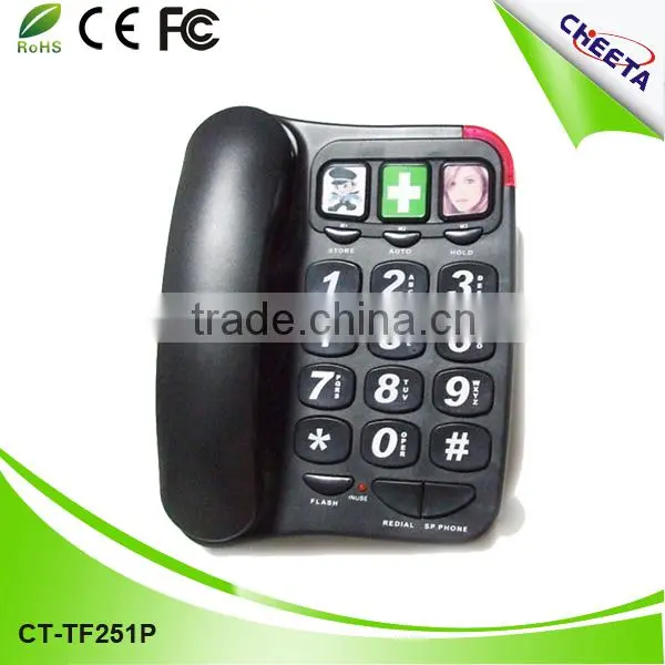 memory big digit telephone for old people
