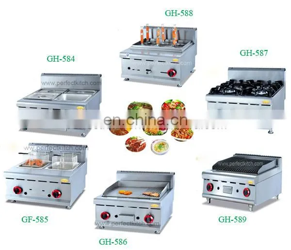Stainless Steel natural gas LPG Gas Range with 4 Burner and electric oven