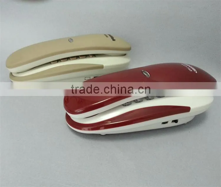 Anatel standard brazil hot sale slimline analog home bathroom telephone