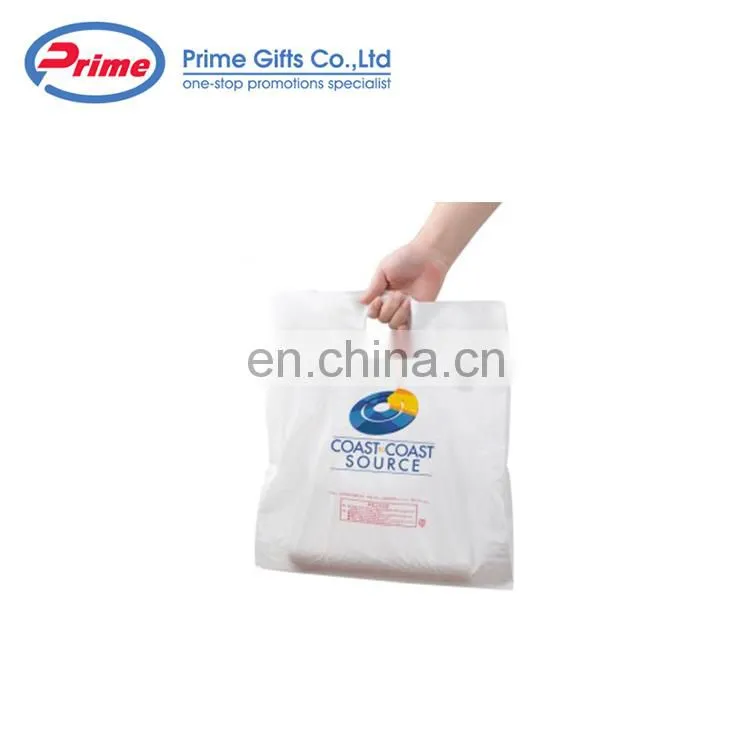 Promotional Top Quality Reusable Plastic Shopping Bag Garment Bag with Logo