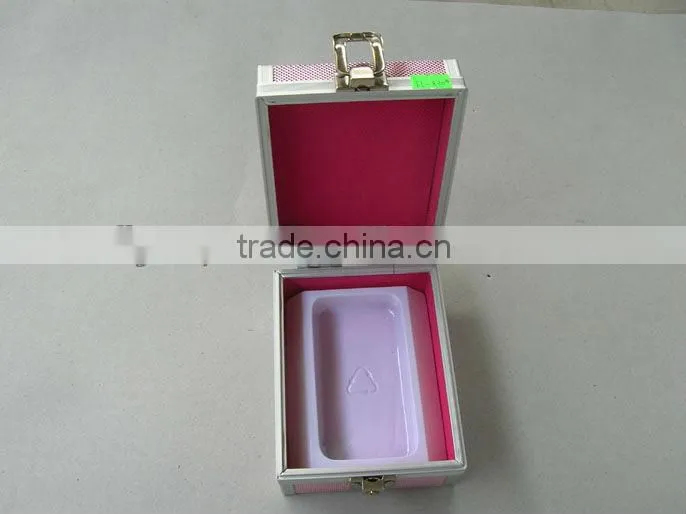 Professional pink custom single aluminum watch case
