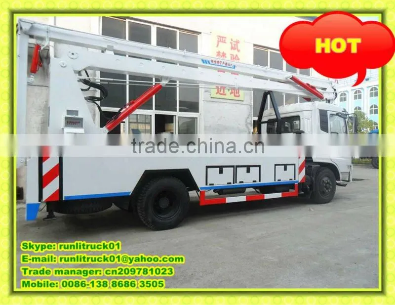 Dongfeng 4*2 18 miter High altitude operation truck