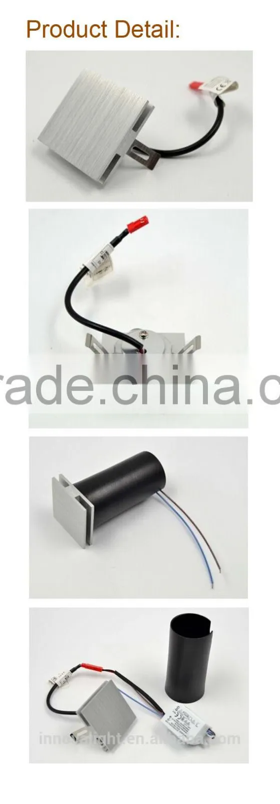 INNOVALIGHT High Brigtness Modern Square LED Step Light