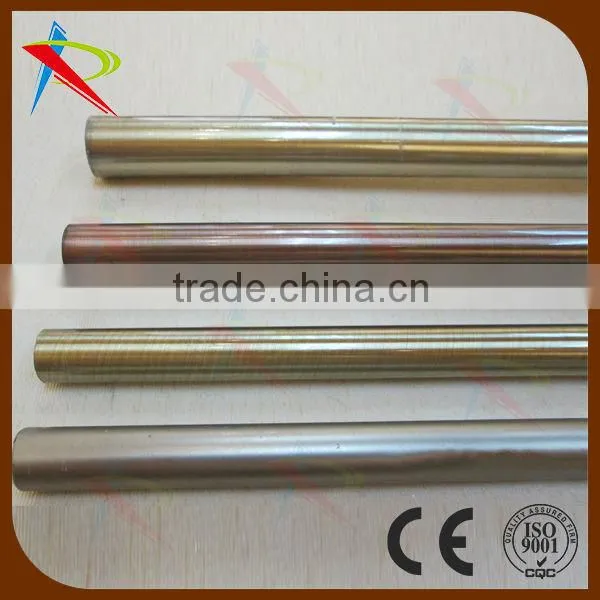 Good quality Embossed curtain tube/bay curtain pole