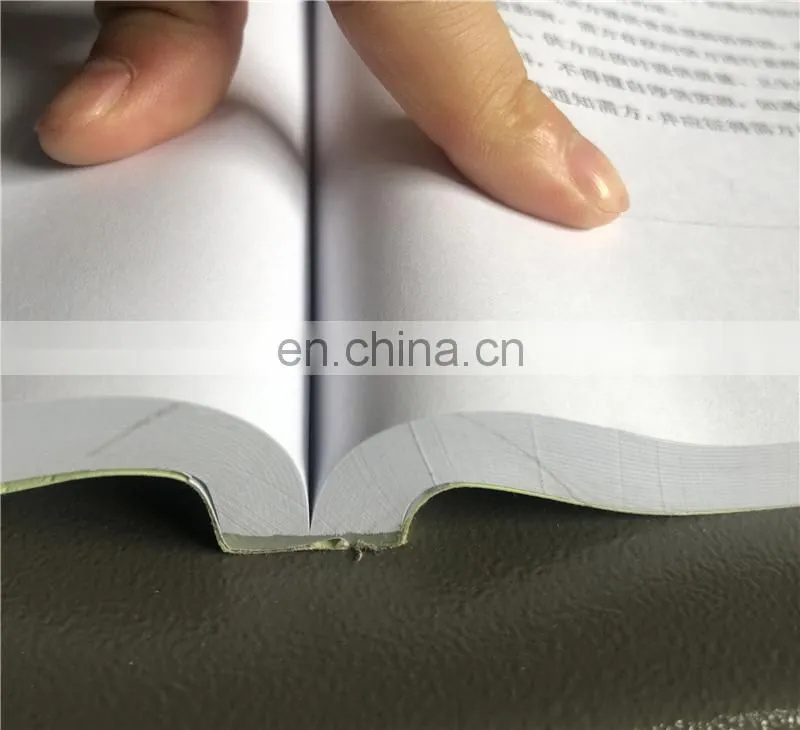 UK5 7inch Touch Screen Silence mute Hot thermal glue book cover binder, notebook hotmelt glue bookbinding machine