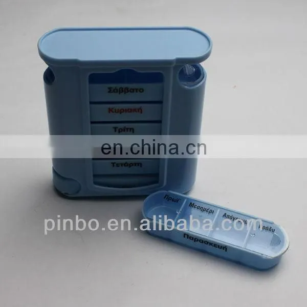 Plastic Pill Case 7 Day Pill Caseweekly Tablet Case