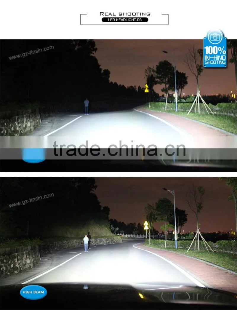 Ip 68 CR.XHP50 R3 type 48w 4800 lumen h3 bulbs led headlight for car