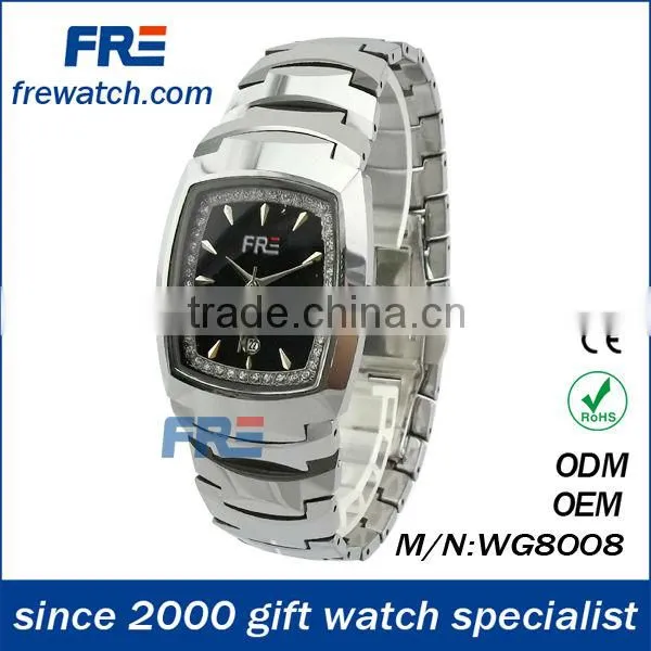 fashionable stainless steel watch for man
