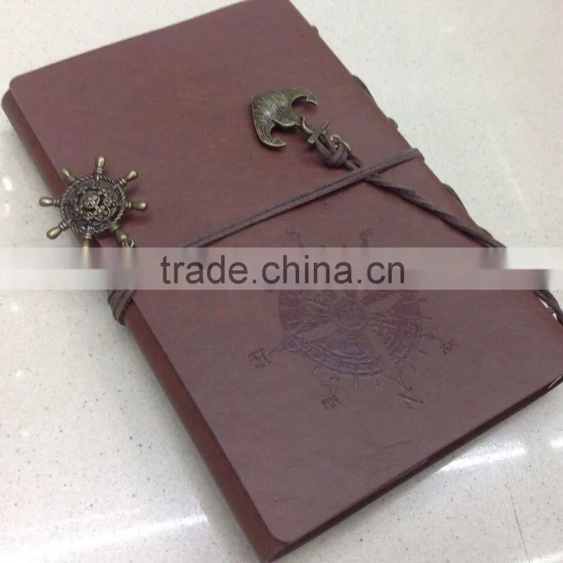 Vintage restro type loose-leaf notebook