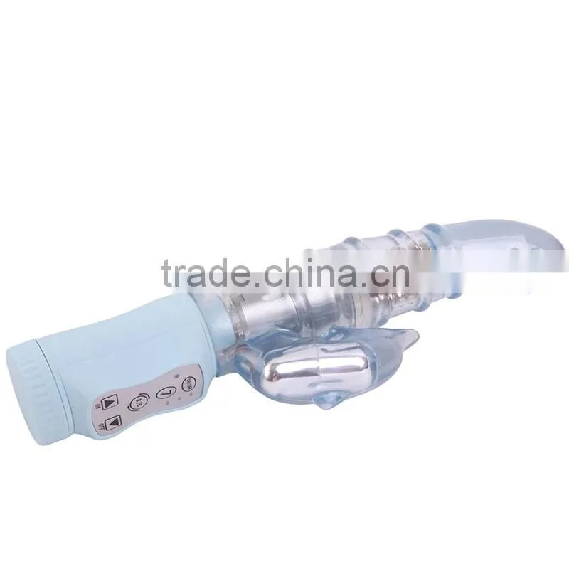 2016 Top quality G-Spot Silicone Vibrator dual Motors Stimulation Packed Clitoral Massager