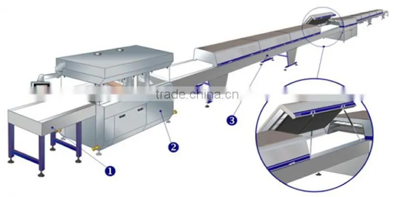 Best Selling Chocolate Enrobing Machine