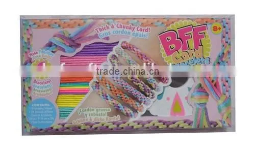 Cord Jewelry weave colorful paracord and satin cord jewelry for teenage girls
