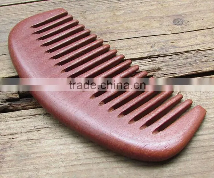 Hot sale high-end red sandalwood beard comb