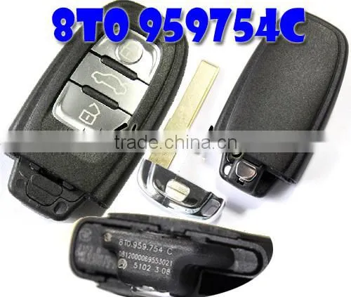High quality 3 Button Remote Control (8T0959754C) for Aud A4L,Q5