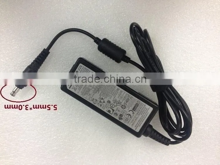 19V 2.1A 40W laptop AC power adapter charger for Samsung Netbook N130 N140 N145 N148 N150 5.5mm*3.0mm