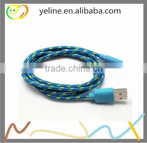 Braid V8 data cable for huawei 7i/mate8/p9