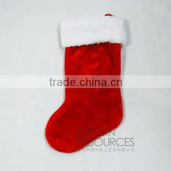 Plush Colorful Christmas Stocking