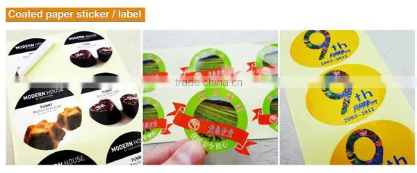 High quality waterproof vinyl sticker , adhesive sticker manufacturer, customized vinyl sticker