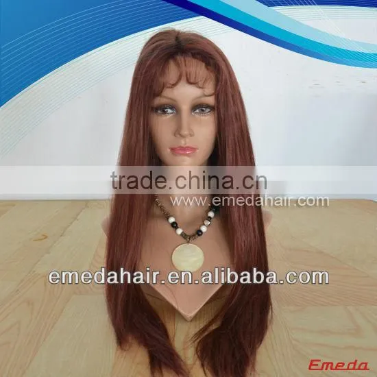 Wholesale Supplier tangle free stock european virgin hair long blonde human hair full lace wig