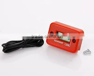 Inductive Racing Hour Meter Tachometer Gasoline Engine Hour Meter