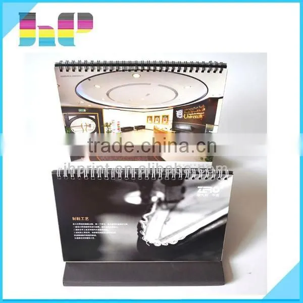 Bright Luster Modern Design Low Price Wall Calendar Printing
