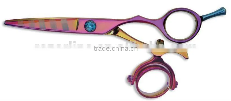 LGP946 Stainless Steel Convex Titanium Barber Scissor