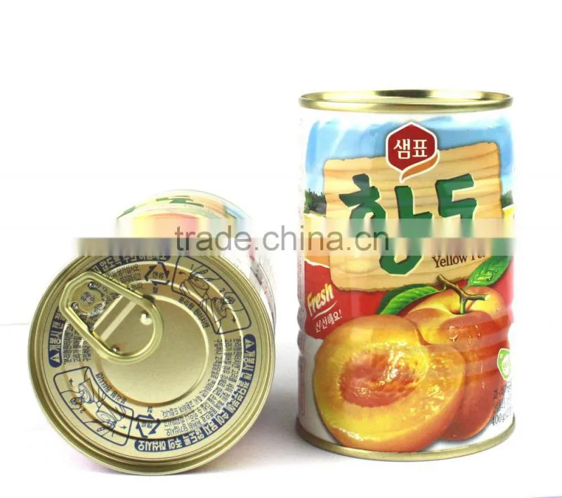 canned yellow peach slices