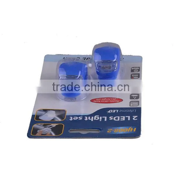 Multipurpose 2 LED Colourful Bicycle Silicon Light