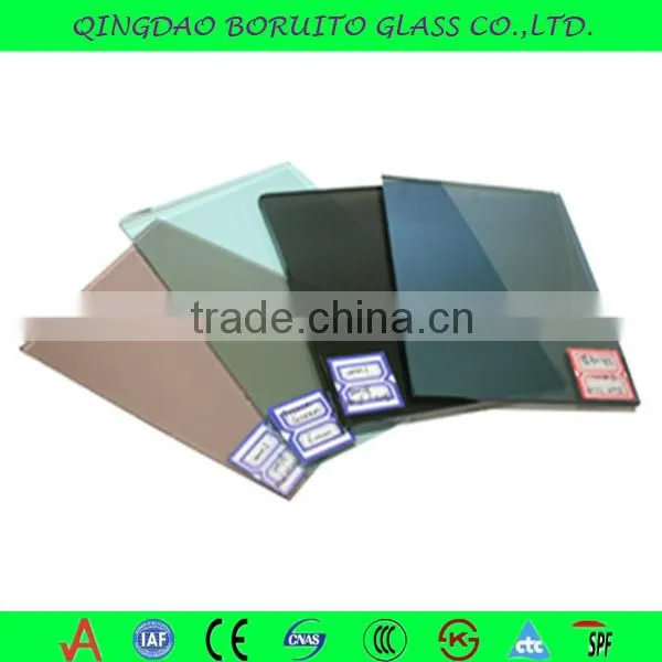 8mm bronze coated reflective glass from China Supplier