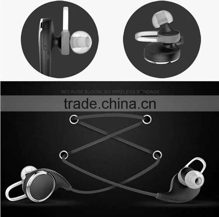 Portable leather wireless noise cancelling headphones